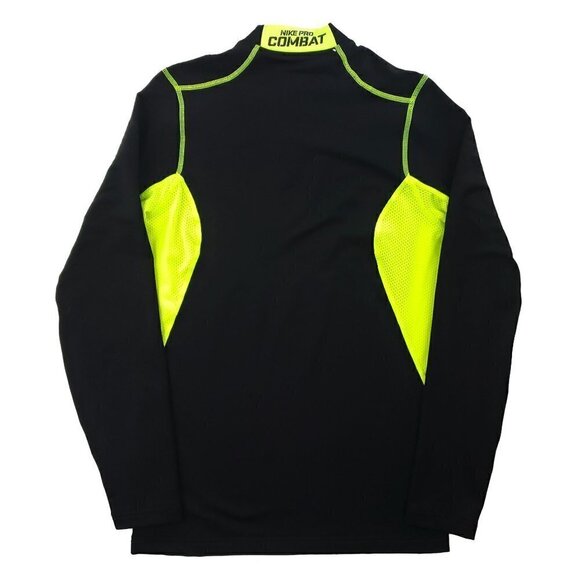 Nike Pro Combat Hyperwarm Dri-Fit Max Men Small Fitted 1/4 Zip Pullover - Picture 3 of 11